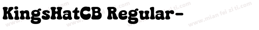 KingsHatCB Regular字体转换